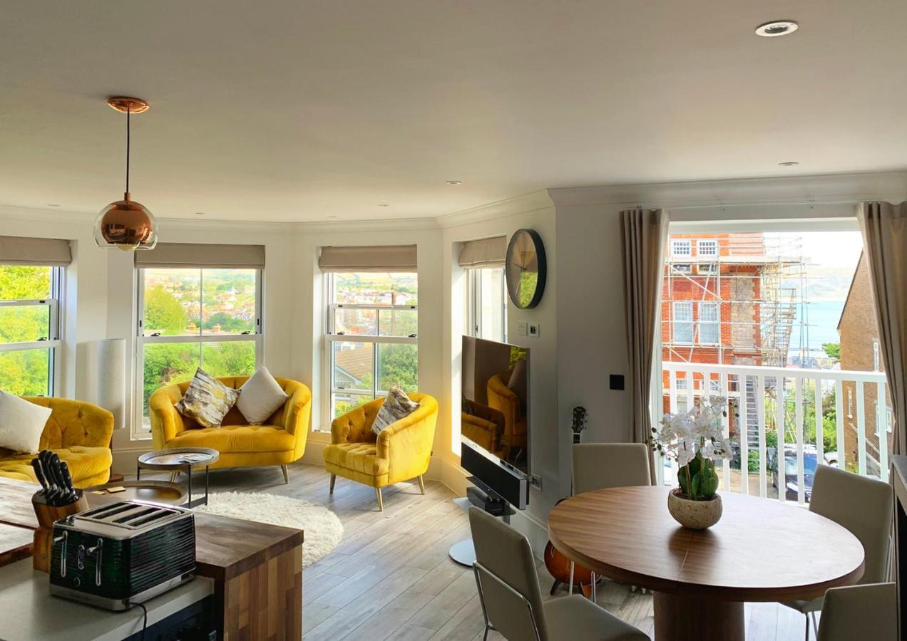 The Lookout Apartment Swanage Bagian luar foto